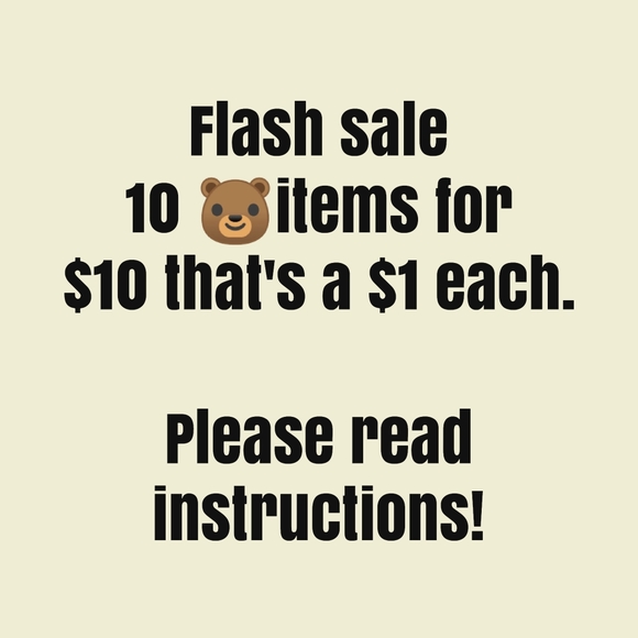 10 🐻 marked items for $10 all 🐻 items qualify - Picture 2 of 2